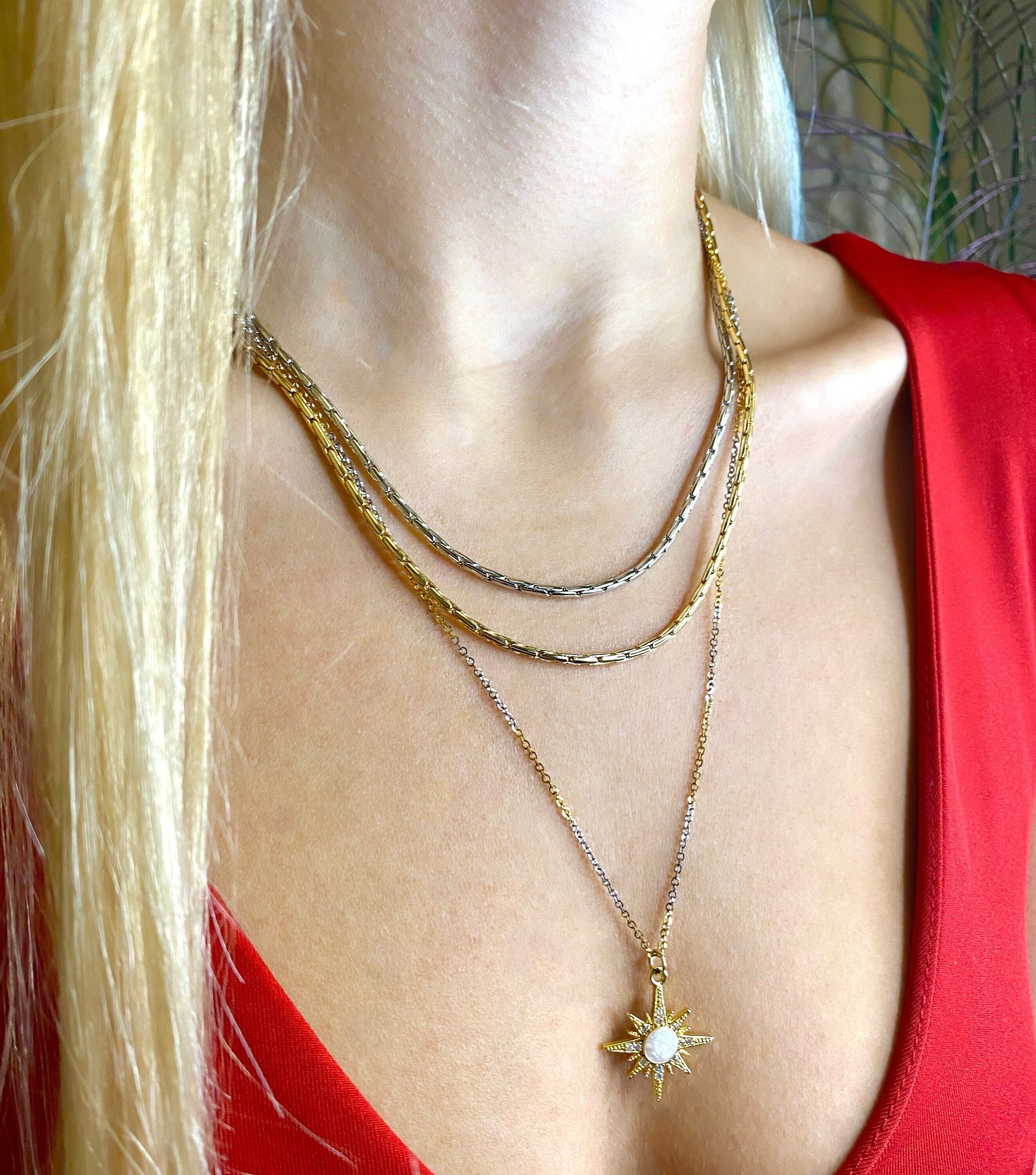 Metal 2024 neck chain