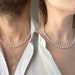 Mens Pearl Necklace, Couples Necklace, Harry Styles Necklace, Pearl Necklace Men, Real Pearl Necklace, Gifts for Men, y2k Necklace 