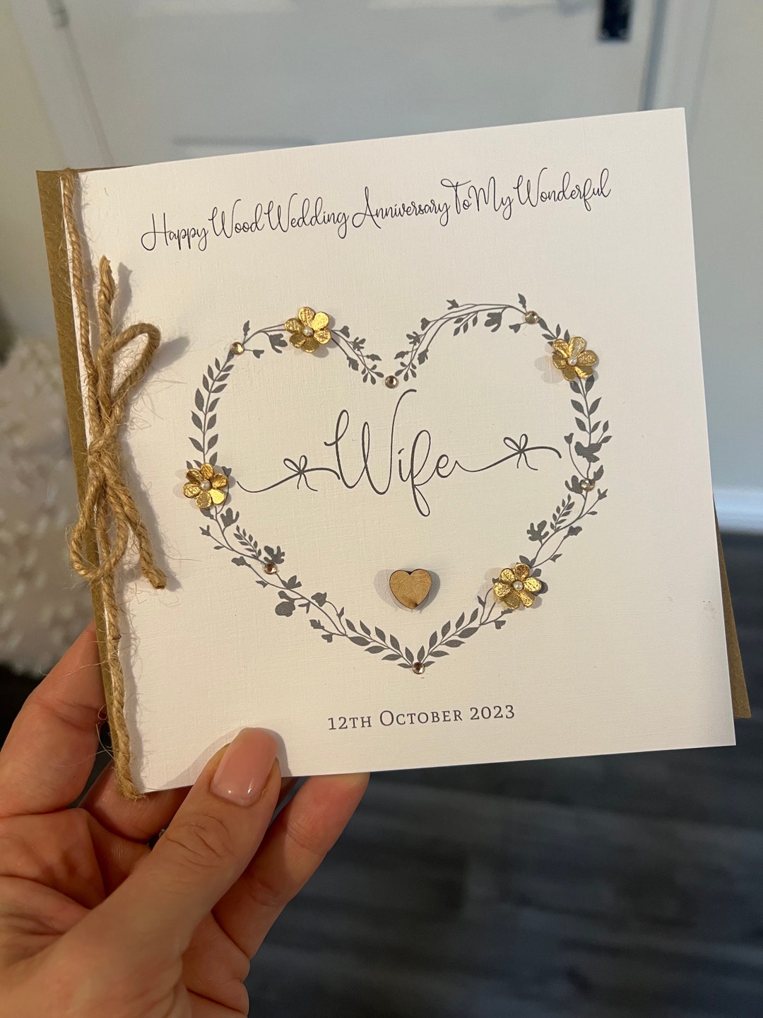 Funny Anniversary Greetings Card Husband Wife Couple Love 2nd 3rd - View #9