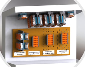 BOSCH Pro 18V - 3D printed Battery Holder [EcoSystem]