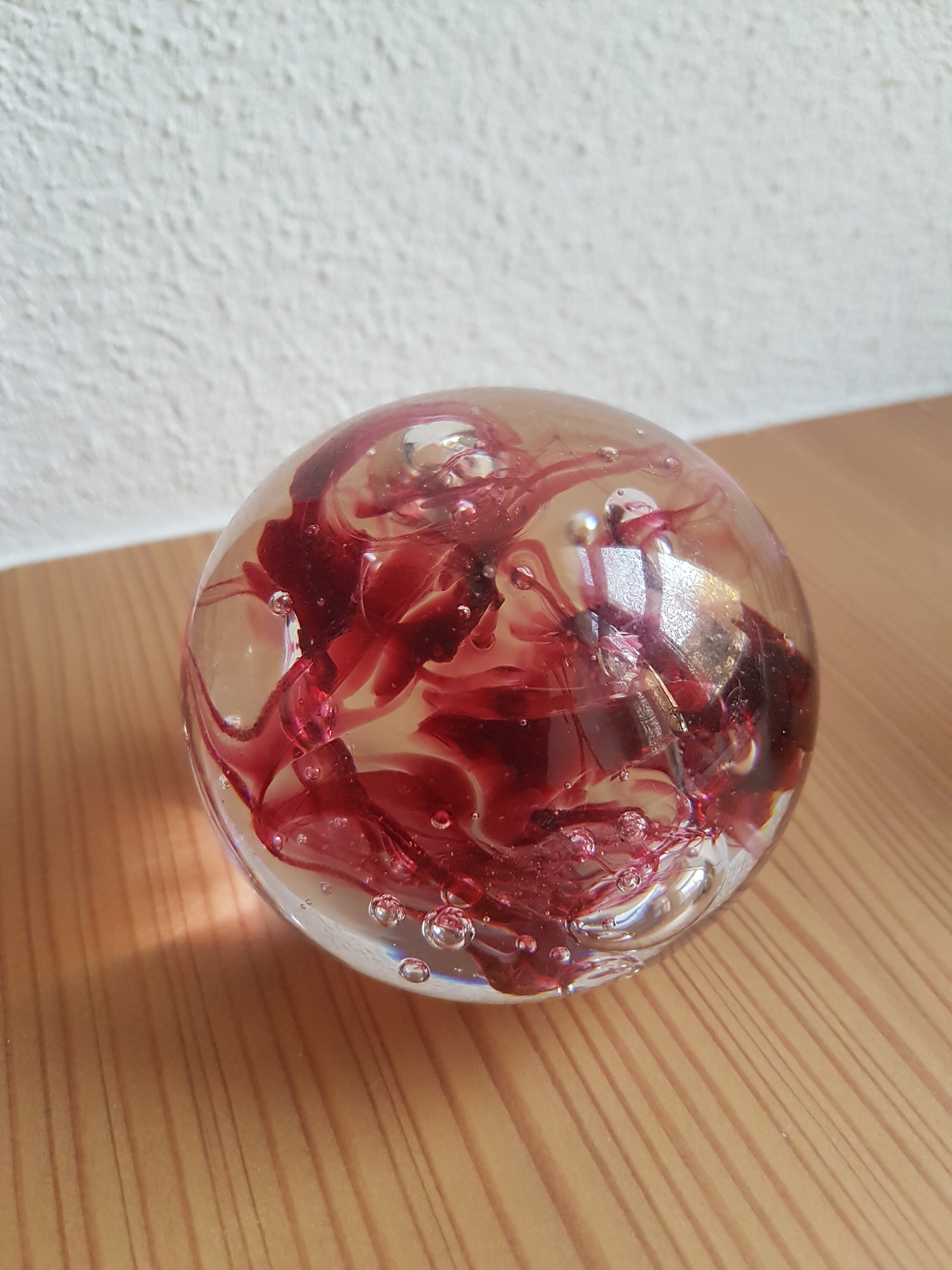 Decorative Glass Ball Paperweight Etsy