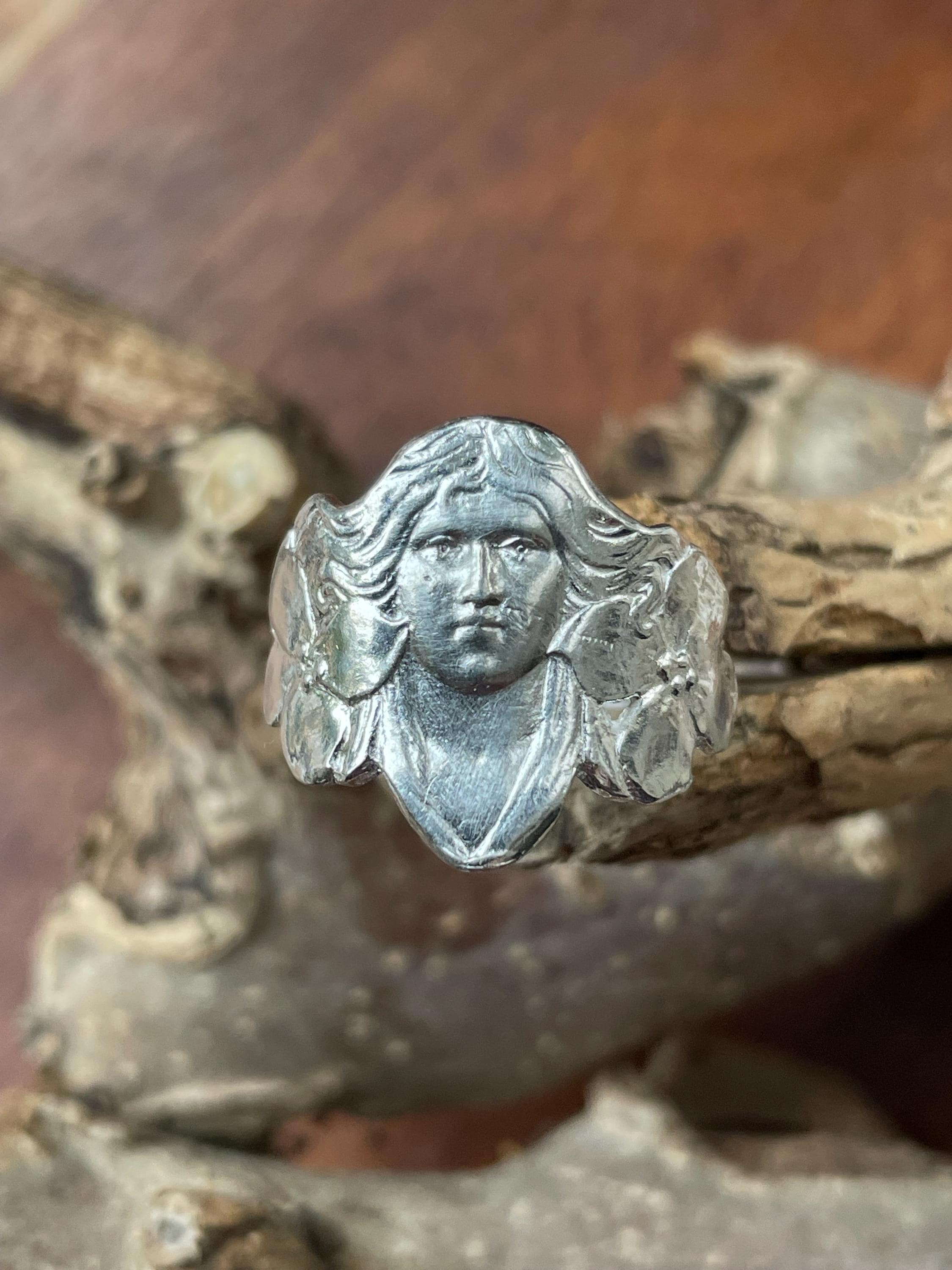 Art nouveau ring - Etsy 日本
