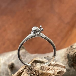 small snail ring