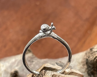small snail ring