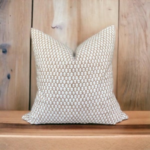 Sydney  Flower || Hand Block Printed Pillow Cover | linen block print pillow cover | Designer | High End | Farmhouse | Boho Pillow cover