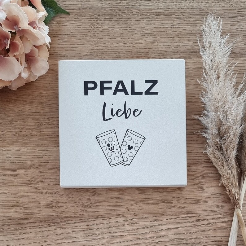 Holzbild Holzschild mit Spruch Pfalz Geschenk Pfälzer Etsy.de