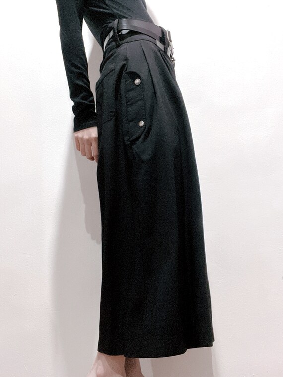 パンツ JW ANDERSON Women Straight Pants TR0394 PG1684999 Black JW Anderson silk blend trousers Fold Over PRM EU
