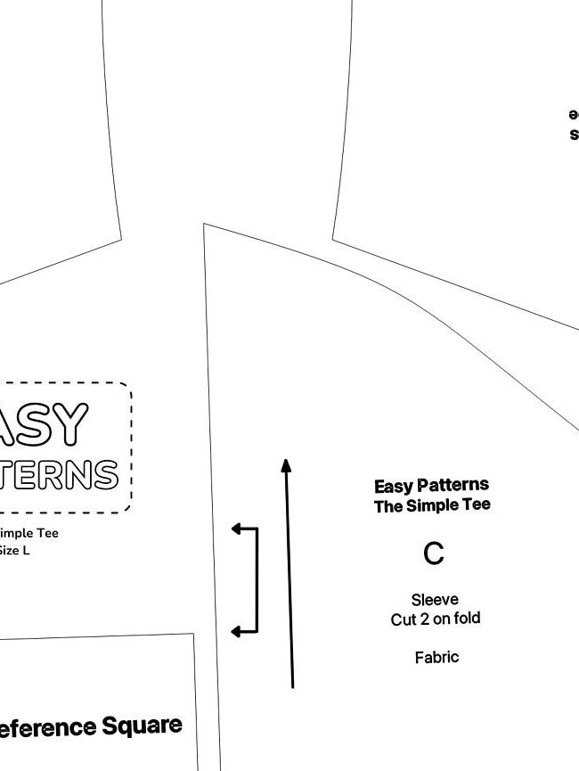 Long Sleeved Tee Shirt Sewing Pattern PDF Etsy