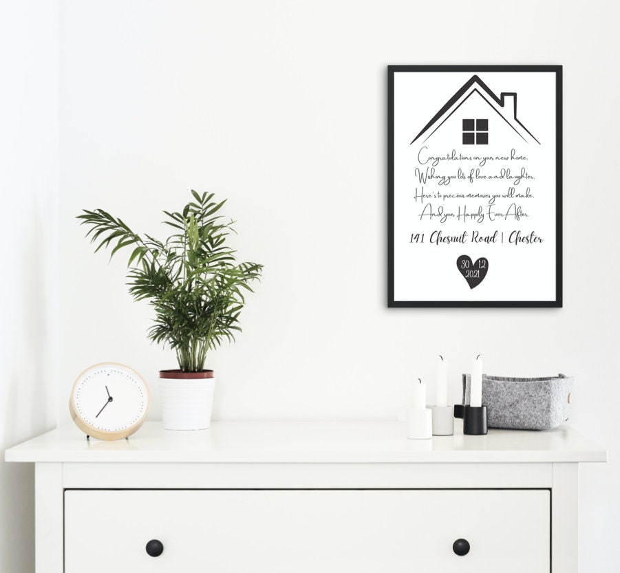 New Home Poem - Etsy UK New Home Poem - Etsy UK