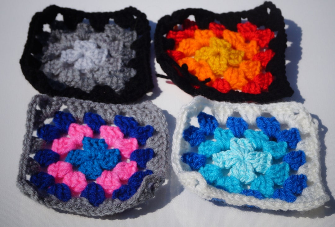 Custom Size Sofa Cushion Handmade Granny Square Pillow for Home Decor