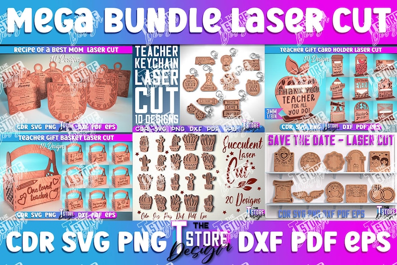 Laser Cut Mega Bundle SVG | CNC Files | Engraving SVG image 3