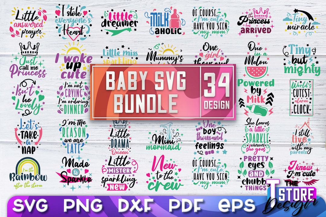 Baby Quotes Bundle Baby SVG Funny Saying V.2 - Etsy