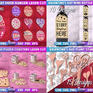 Valentine's Day Mega Laser Cut Bundle SVG | Huge Valentine's Day Bundle ...