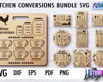 Decoratieve keukenconversie | SVG-ontwerp keuken | Lasergesneden bestanden