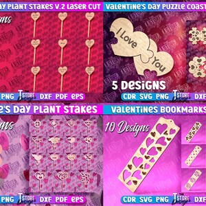 Valentine's Day Mega Laser Cut Bundle SVG | Huge Valentines | Mega ...