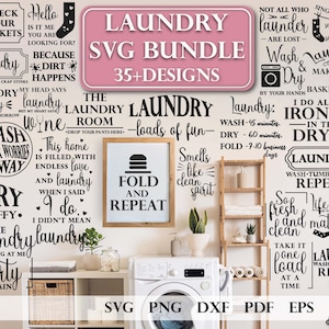 Laundry SVG Bundle | Family Quotes Design | Funny Quotes
