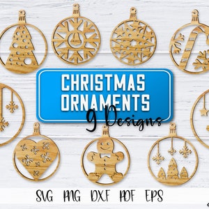 Christmas Ornament Laser Cut | Laser Cut SVG