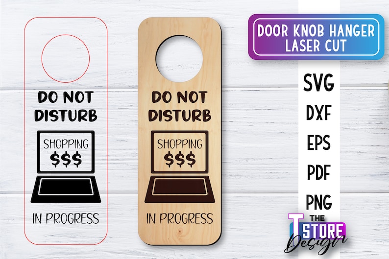Door Knob Hanger Laser Cut SVG Bundle Door Knob Design Etsy