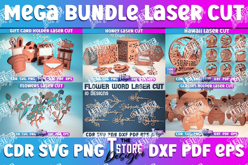 Laser Cut Mega Bundle SVG | CNC Files | Engraving SVG image 6