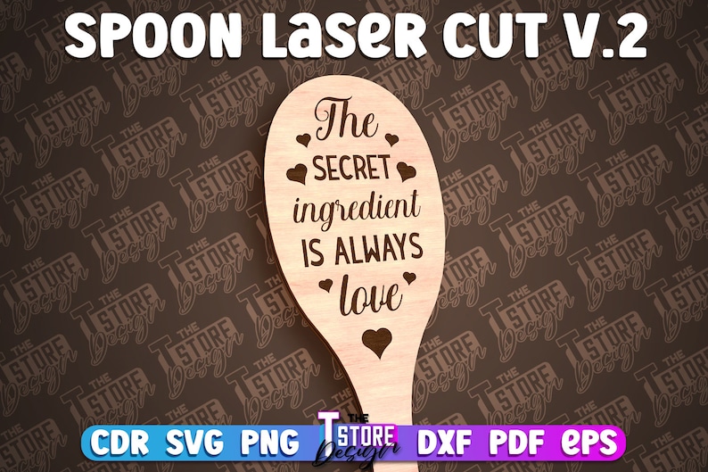 Spoon Text Spoon Laser Cut SVG Bundle | Spoon Engraving Quotes SVG Design ...