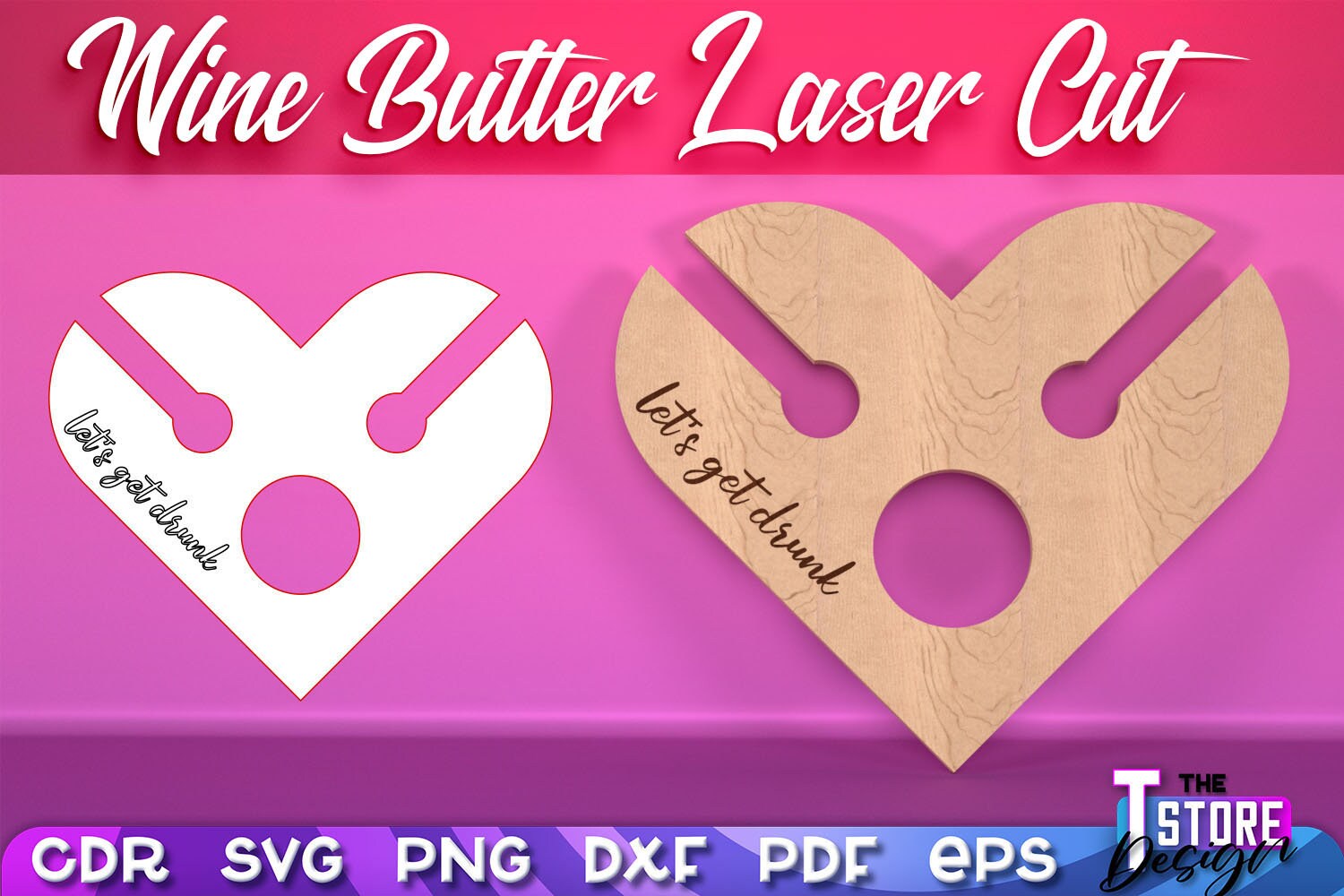 Wine Butler Laser Cut | Wine Holder SVG Design | Laser Cut Files ...