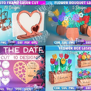 Valentine's Day Mega Laser Cut Bundle SVG | Huge Valentines | Mega ...