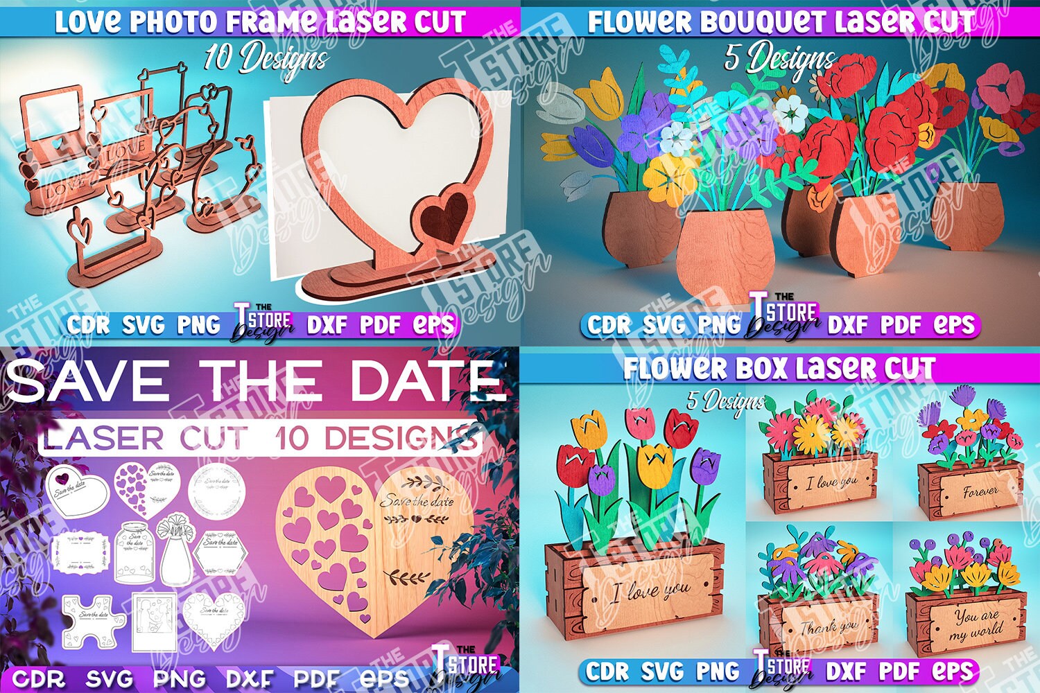 Valentine's Day Mega Laser Cut Bundle SVG | Huge Valentines | Mega ...