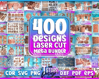 Laser Cut Mega Bundle SVG | CNC Files | Engraving SVG