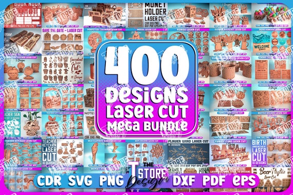 Laser Cut Mega Bundle SVG | CNC Files | Engraving SVG