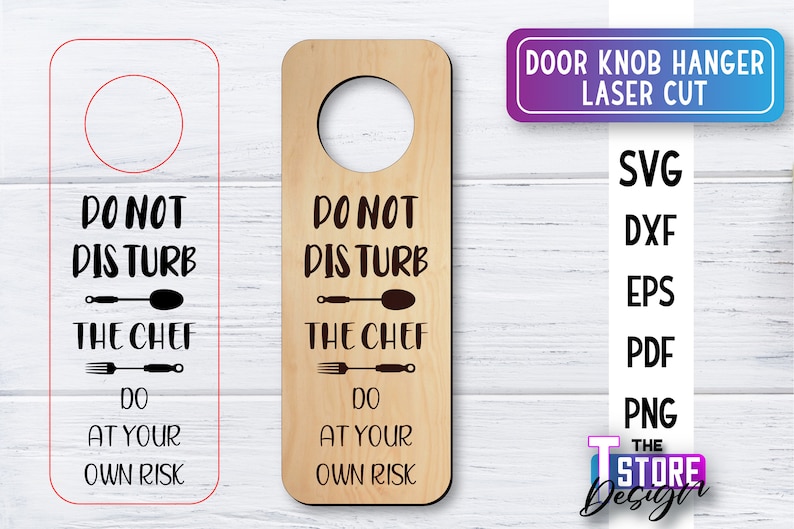 Door Knob Hanger Laser Cut SVG Bundle Door Knob Design Etsy