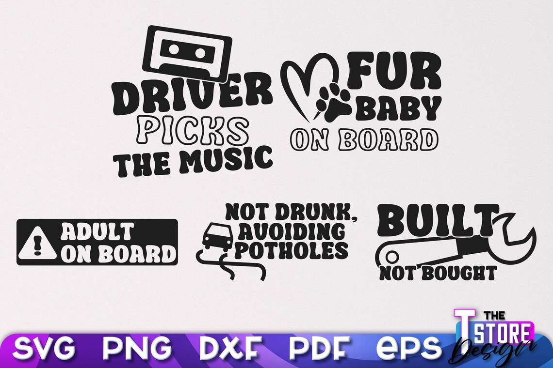 Car Stickers SVG Bundle | Car Decals SVG | Vehicle Decal SVG V.3 - Etsy ...