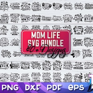 Mom Life Quotes svg bundle | Mother Quotes | Mum Life Bundle