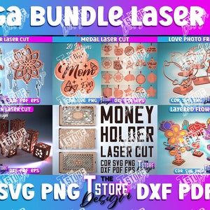 Laser Cut Mega Bundle SVG | CNC Files | Engraving SVG image 5