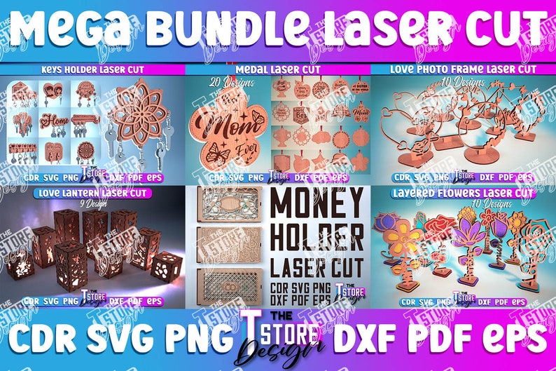 Laser Cut Mega Bundle SVG | CNC Files | Engraving SVG image 5