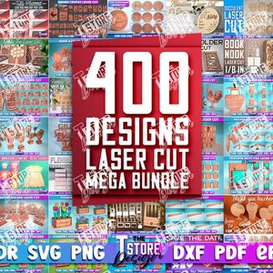 Mega Laser Cut  Bundle SVG | CNC Files | Engraving SVG