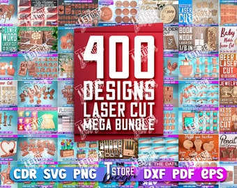 Mega Laser Cut  Bundle SVG | CNC Files | Engraving SVG