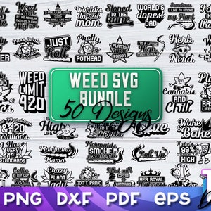 Weed SVG Bundle | Marijuana SVG | 420 SVG Bundle | Cannabis