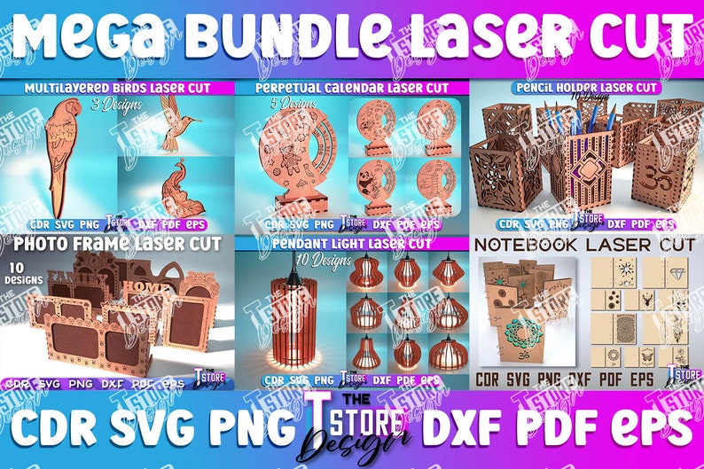 Laser Cut Mega Bundle SVG | CNC Files | Engraving SVG image 4