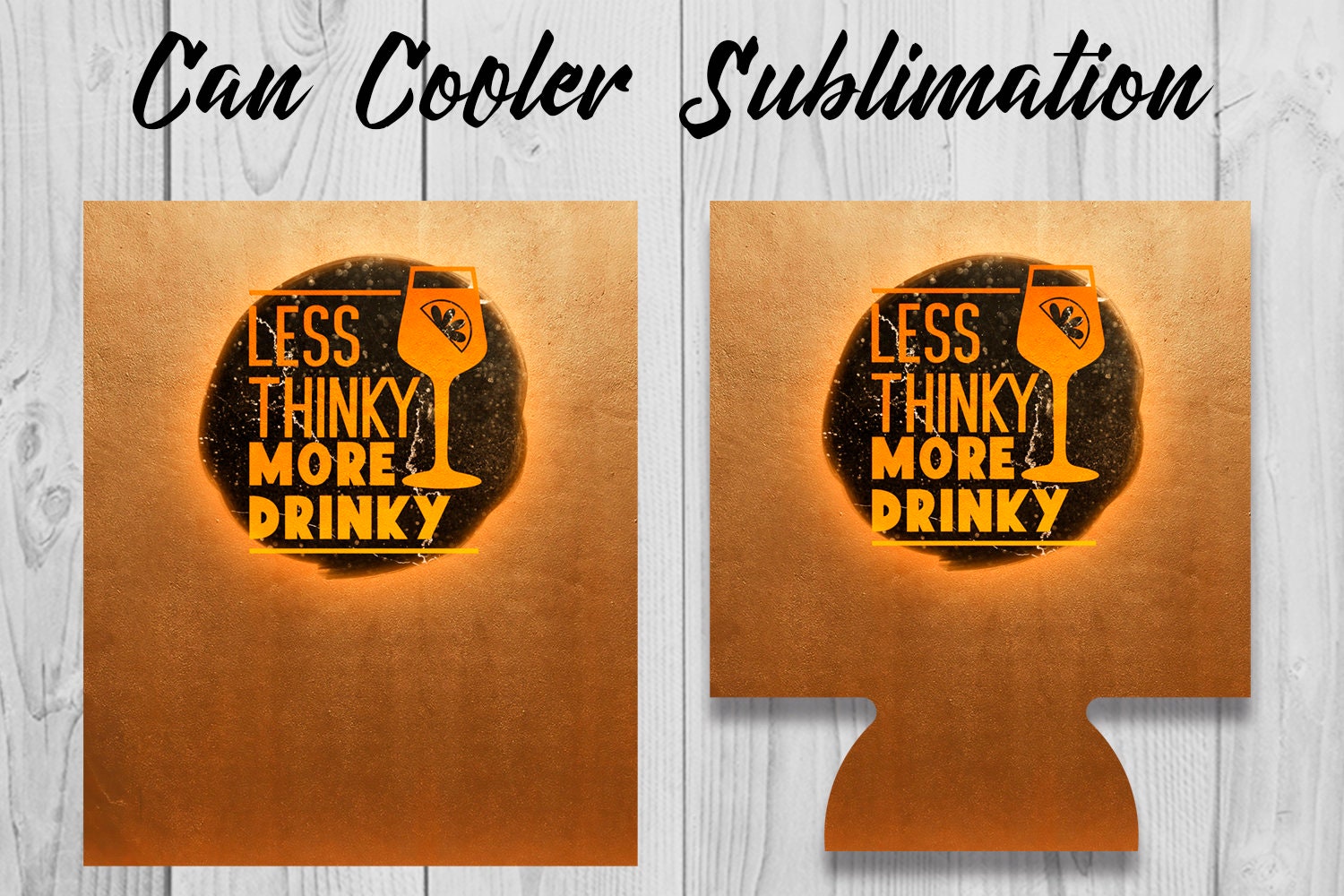 Less Thinky More Drinky Slim Can Cooler Less Thinky More Drinky Slim Can Cooler