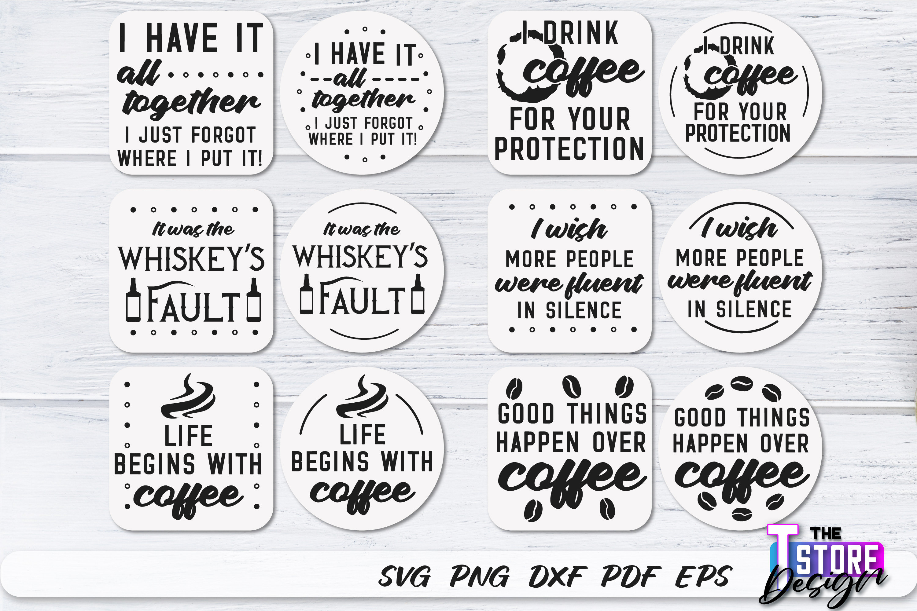 Coaster SVG Bundle Coaster Design SVG Funny Quotes Etsy Il Fullxfull.4217989066 9ehi