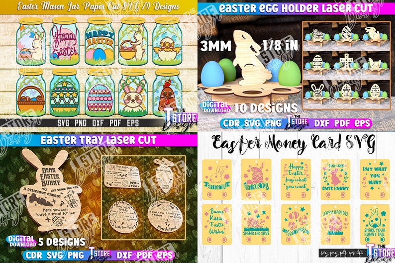 Easter Mega Bundle Mega Easter SVG Bundle Easter Laser Cut Mega Bundle Easter Lasercut Designs 3D Happy Easter lasercut zdjęcie 8