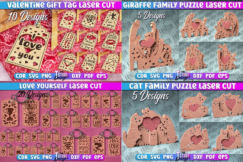 Valentine's Day Mega Laser Cut Bundle SVG | Huge Valentines | Mega ...