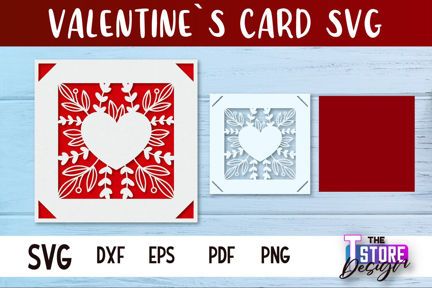 Valentine's Day Card SVG Bundle | Love Paper Cut SVG Bundle | Valentine ...