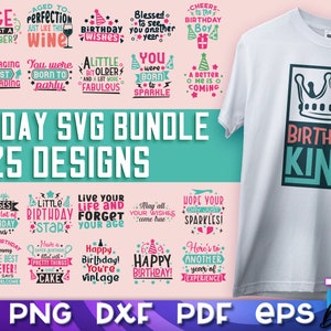 Birthday Quotes SVG | Happy Birthday SVG Bundle | Funny Sayings SVG