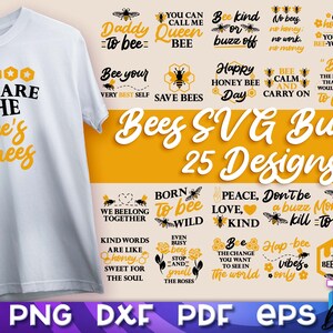 Bees Quotes SVG Bundle | Honey Bee SVG | Honey Bee Quotes SVG Design v.2