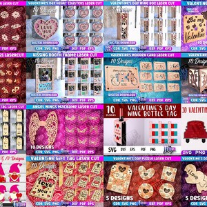 Super Huge Valentines Day Mega Bundle, Valentine's Day Laser Cut Mega ...