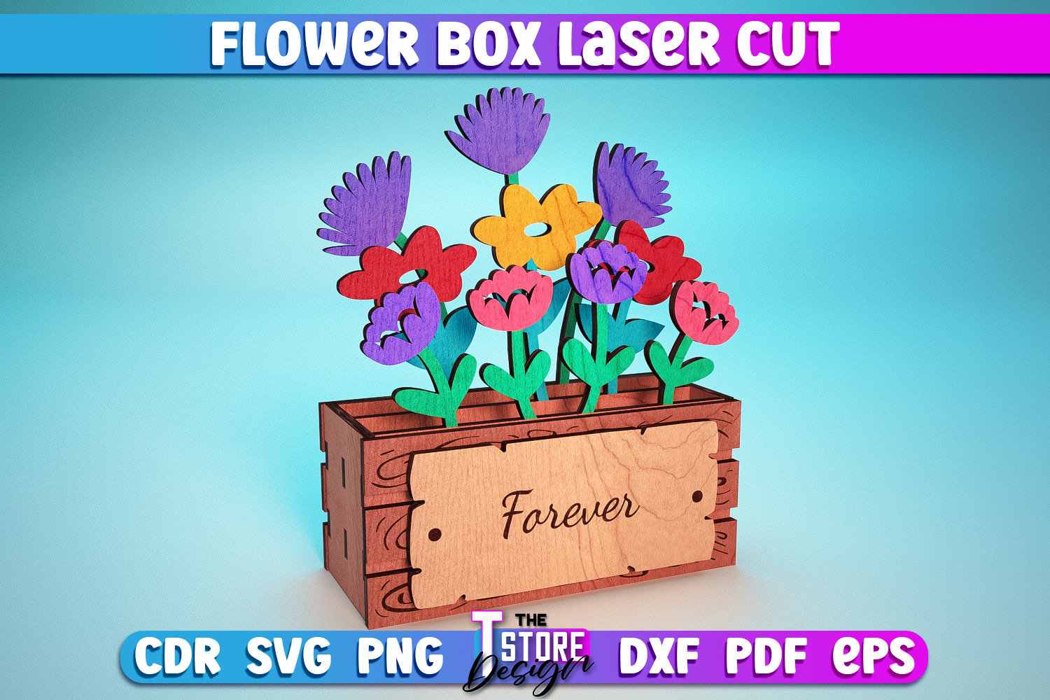 Flower Box Laser Cut SVG Bundle Flower Bouquet Box SVG Etsy Canada