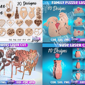 Valentine's Day Mega Laser Cut Bundle SVG | Huge Valentines | Mega ...