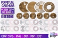 Perpetual Calendar Laser Cut SVG Bundle | Calendar SVG Design | CNC Files product logo