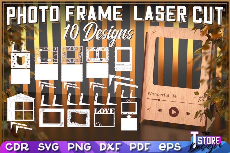 Méga lot de découpe laser SVG Fichiers CNC Gravure SVG image 8